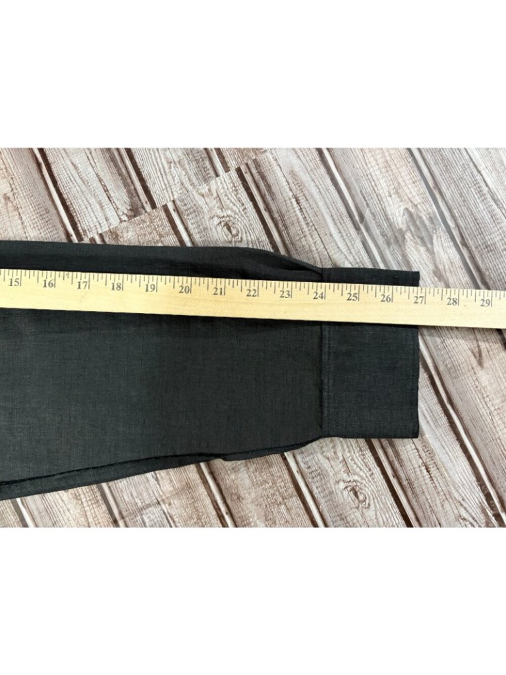 Outlier Injex Injected Linen shirt size 2XL color black brand New made in Portug - Picture 5 of 6